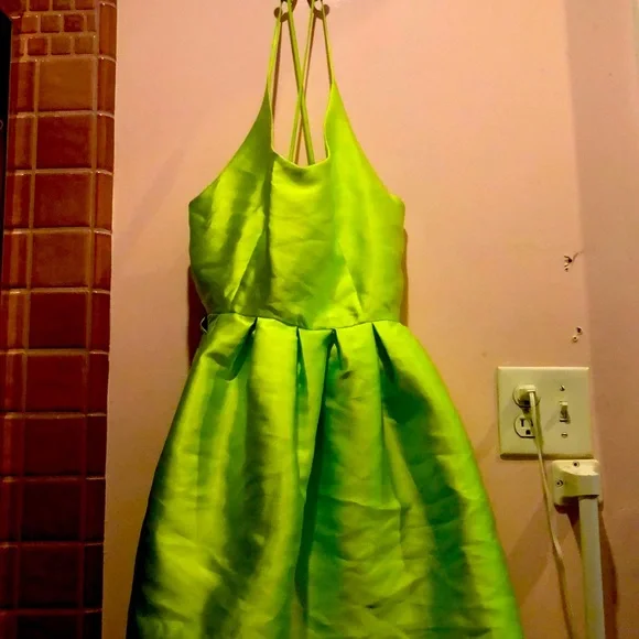 pastel green prom dresses High Low Green Floral Tulle Party Dress – Ohmollydress